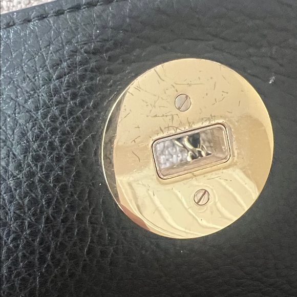 Tory Burch Black Soft Leather Chain Shoulder Bag - Picture 8 of 9